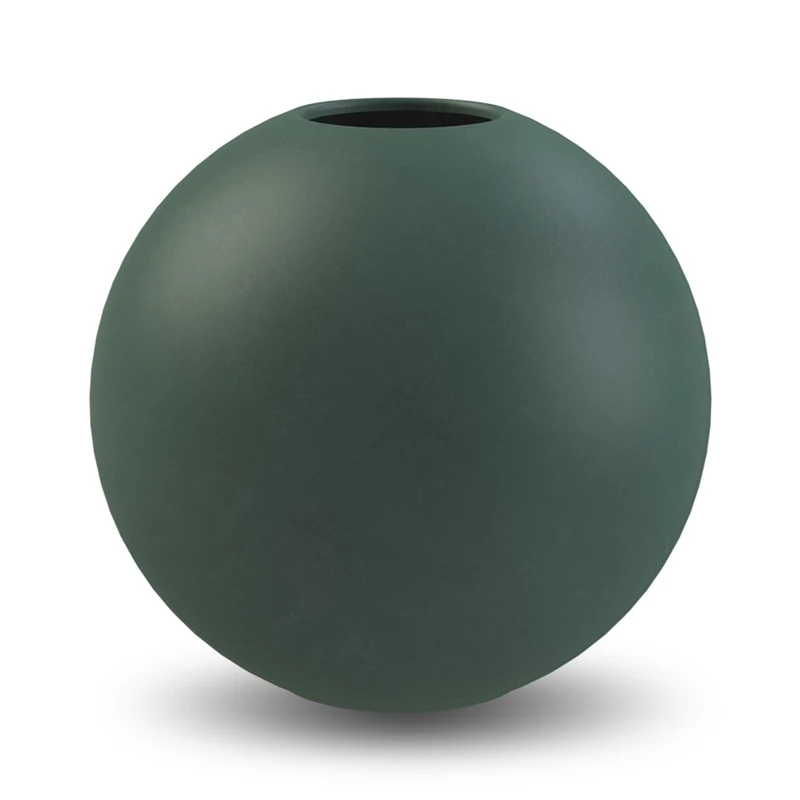 Cooee Design Ball Vase 20cm Dark Green