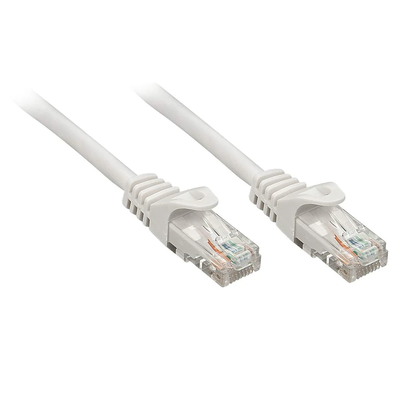 Lindy 48407 2 m Cat 5e U/UTP NETWORK CABLE (UTP) Network Cable – Grey (2 m, RJ-45 RJ45, Cat 5e, U/UTP Patch Cable (UTP), Grey)