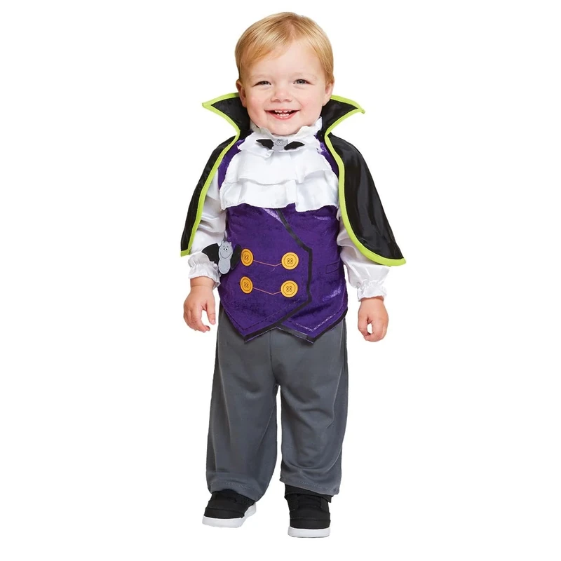 (PKT) (PDBV) Child Boys Dinky Dracula Vampire Costume (18-24m)