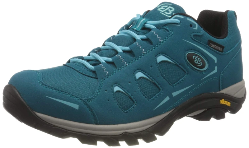 Brütting Women's MOUNT FRAKES LOW Low Rise Hiking Shoes, Blue (Petrol/Bleu), 5 UK
