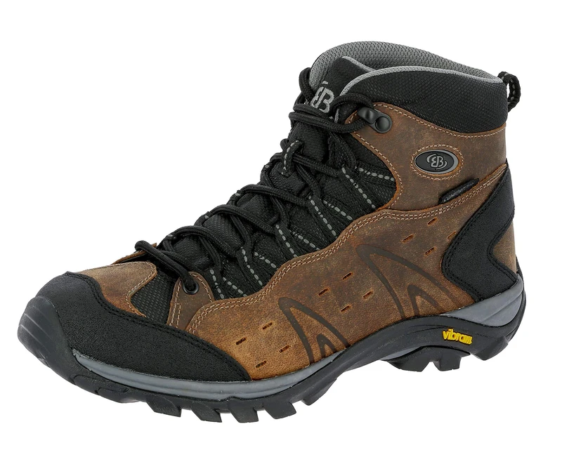 Brütting Men’s Mount Bona High Classic High Rise Hiking Shoes, Brown, 6.5 UK