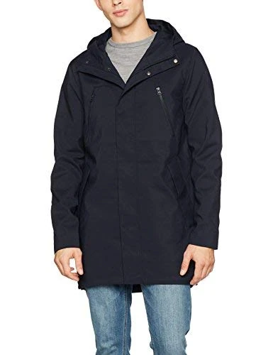James Harvest Men's Hustbridge City Coat, Blue (Navy), X-Large (Size:XL) - Image 1