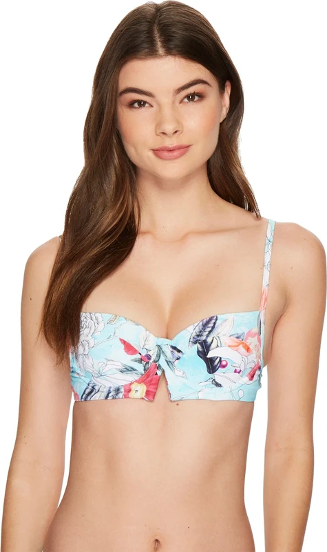 Seafolly Turquoise Bikini Top - Women's Swimwear, Stylish