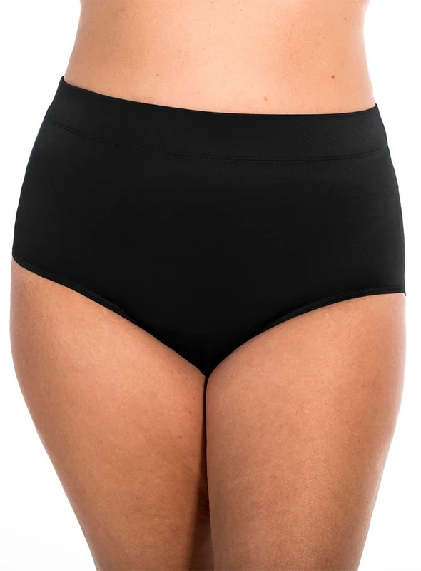 Miraclesuit Plus Size Swim Bottom, 20W, Black