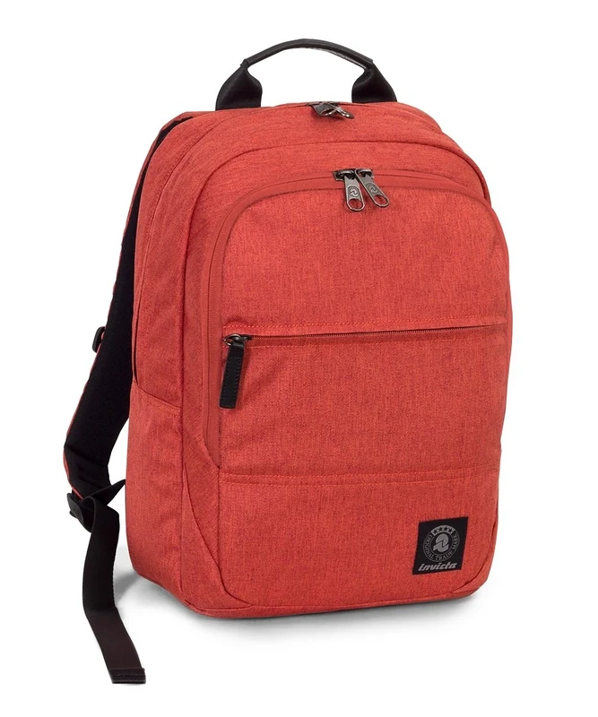 Invicta Backpack, Office Biz S, 13" Laptop Case, Red, 16 L, Work and Leisure