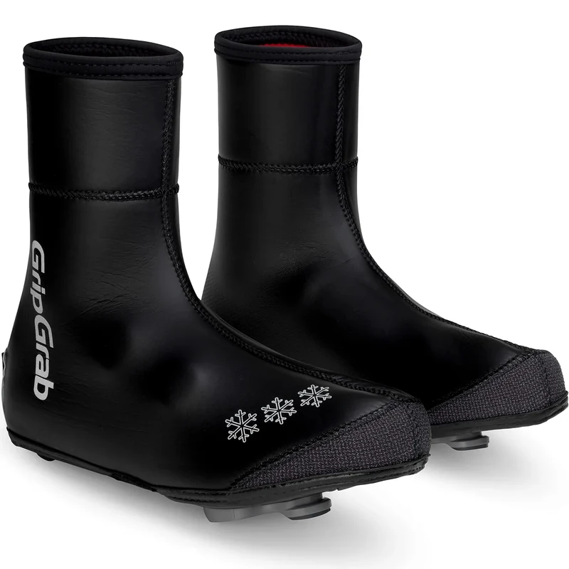 GripGrab Arctic Waterproof Deep Winter Road Bike Overshoes Warm Thermal Fleece Lined Cold Weather Cycling Shoe Covers