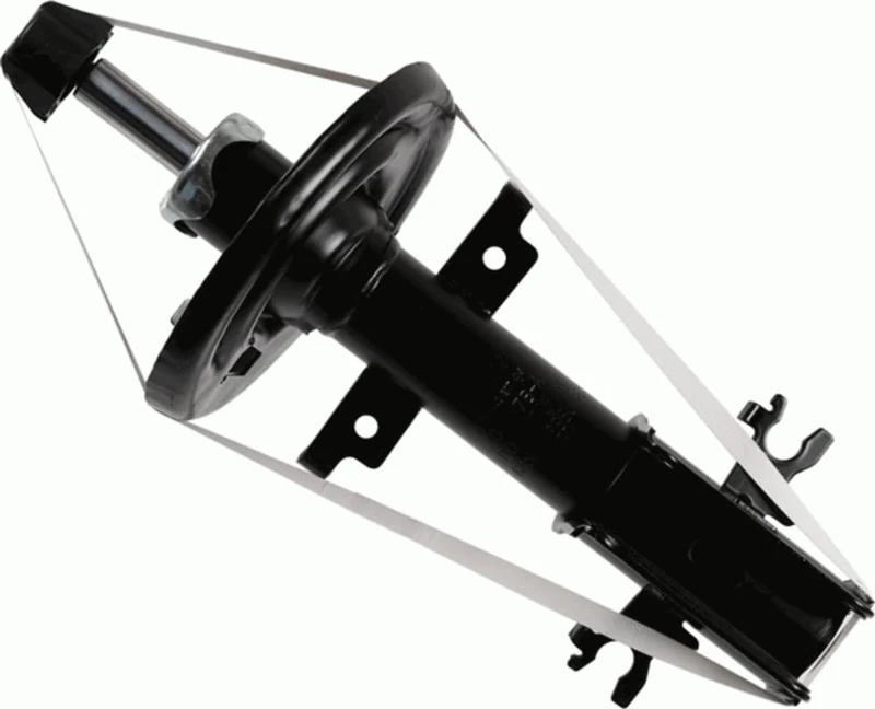 SACHS 317 419 Shock Absorber compatible with Renault Laguna III (BT0/1) 2007-2015 Front Axle and Other Vehicles