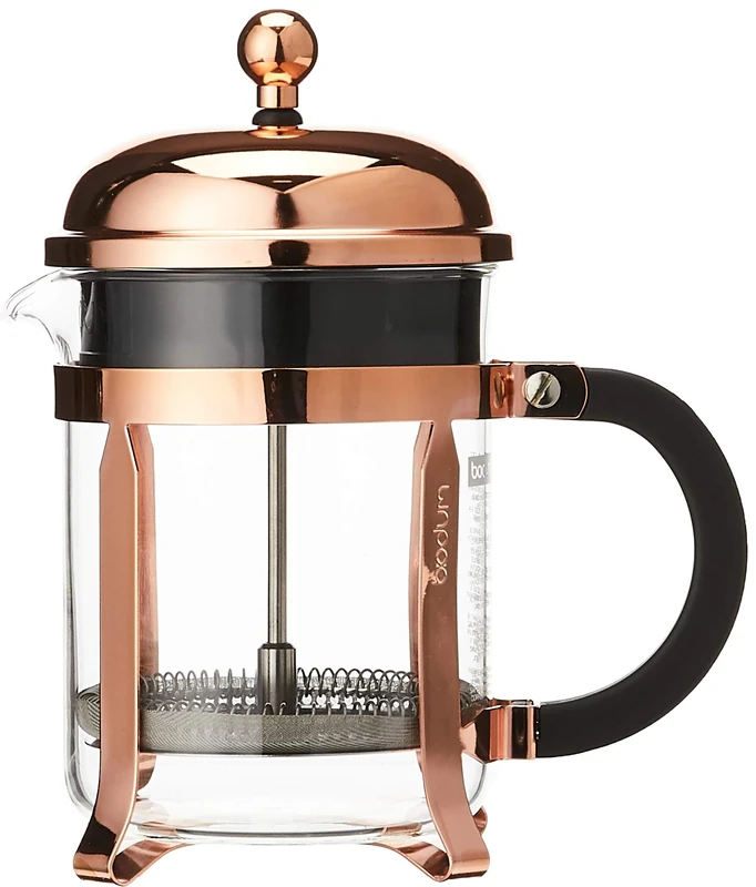 BODUM "Chambord" 4 Cup Coffee Maker, Copper, 0.5 Litre