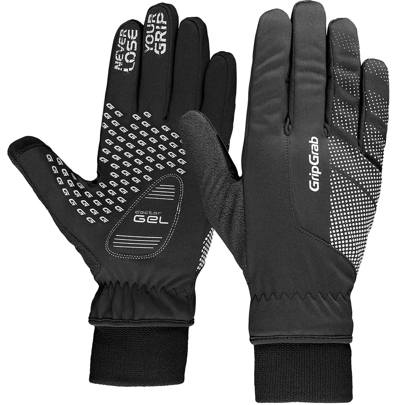 GripGrab RIDE Windproof Winter Cycling Gloves Thermal Full Finger Padded