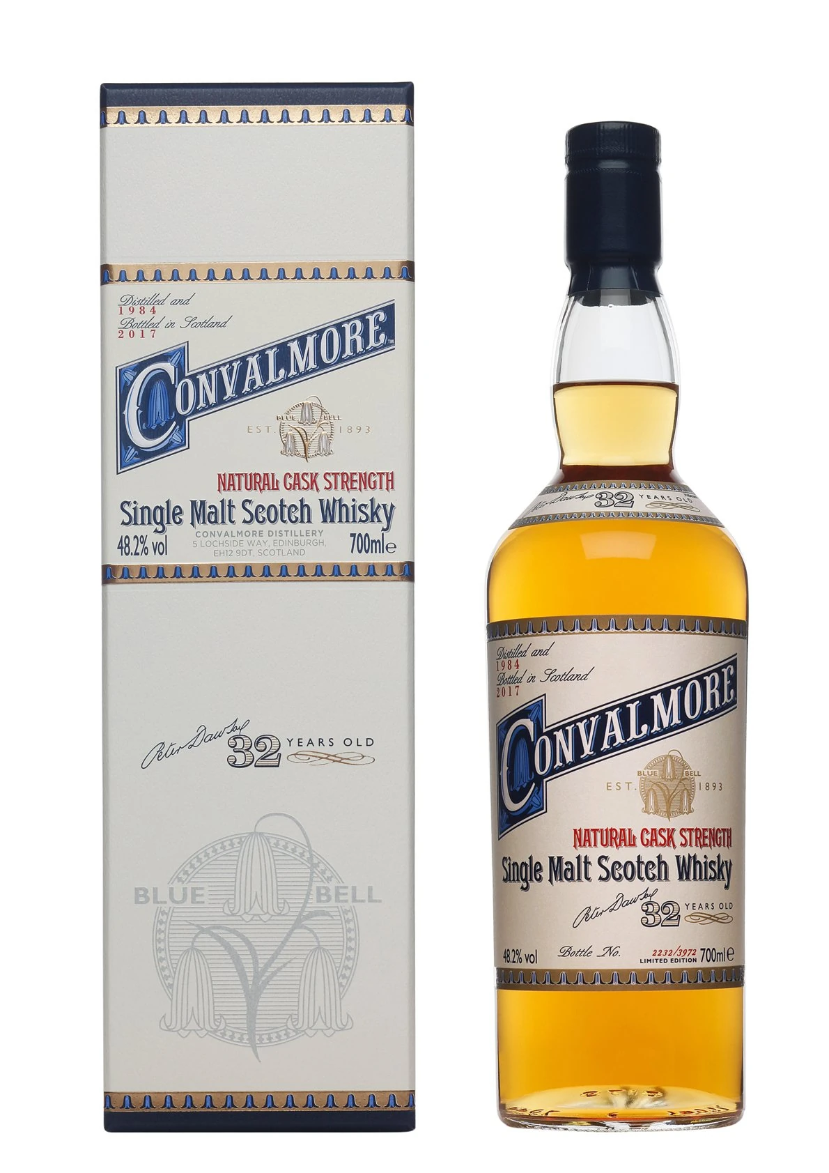 Convalmore 48.2% Vol Malt Scotch Whisky 32 Year Old 2017 Release, 70 cl