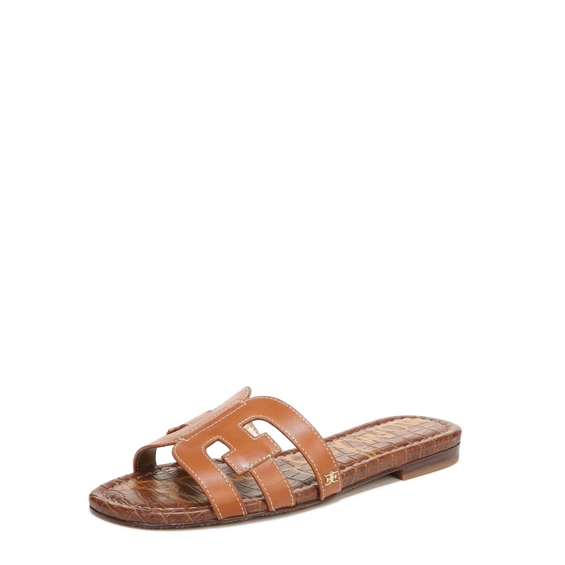 Sam Edelman Women's Bay Slide Sandal, Brown, Saddle*7 UK