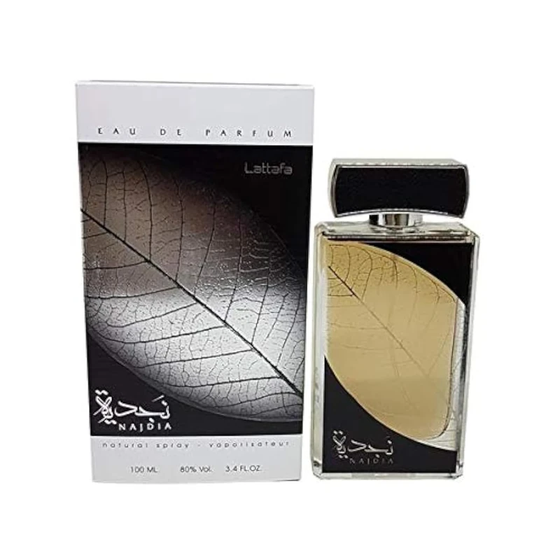Najdia Silver by Lattafa Perfumes 100ml EDP Arabian Fresh Citrus Musky Perfume Spray