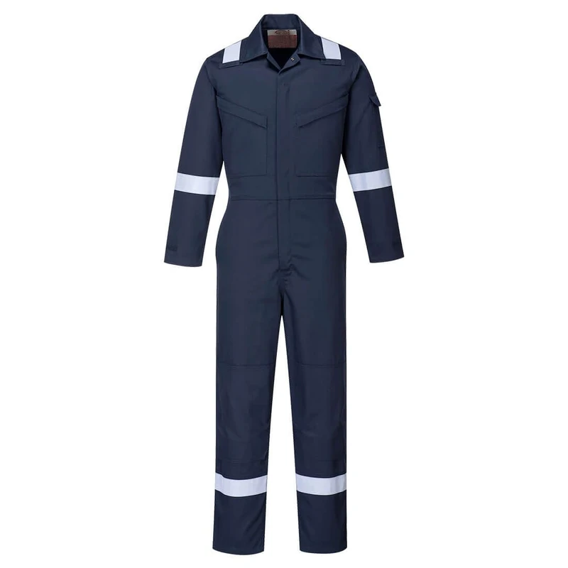 Portwest Bizflame Plus Women's Coverall 350g, Size: XXL, Colour: Navy, FR51NARXXL