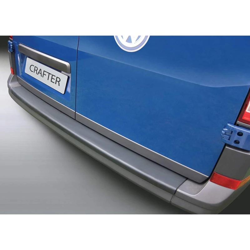 RGM ABS Rear bumper protector compatible with Volkswagen Crafter 2017- & MAN TGE 2017- Black
