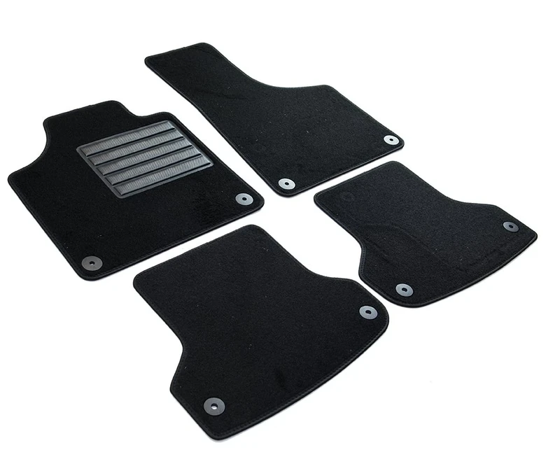 MDM SP-123 Velour Car Mat for Audi A3 (8P) & Sportback 05.2003 > 09.2012, Black
