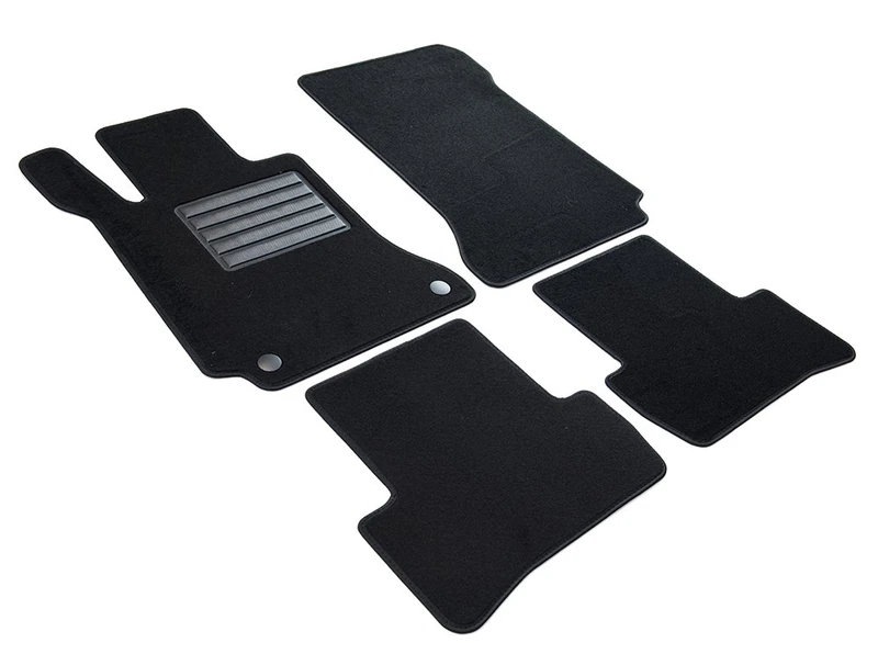 MDM SP-2001 Floor Mats Velour Car Mat Suitable for Mercedes Class C (W204) 04.2007> 02.2014