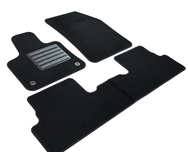 MDM SP-7292 Velour Car Mats for Peugeot 3008 II 11.2016 Onwards/Opel Grandland X 11.2016 Onwards Black