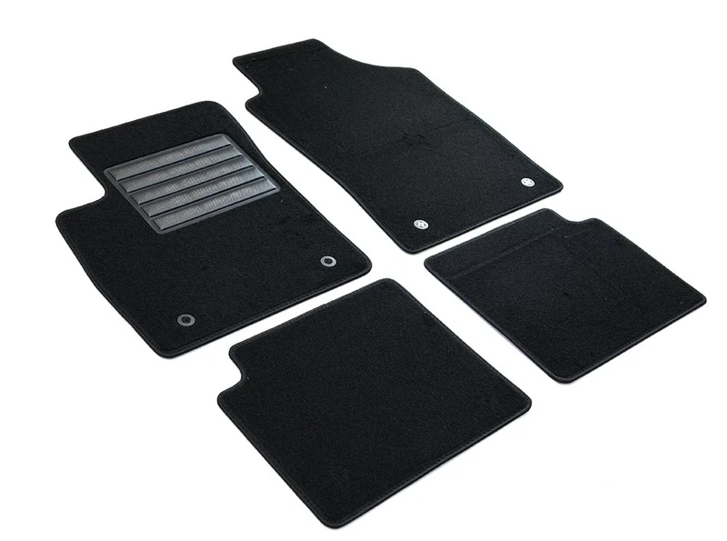 MDM SP-4522 Floor Mats Velour Car Mat Suitable for Fiat 500 / 500C / 500S (also Hybrid) 2007 Onwards