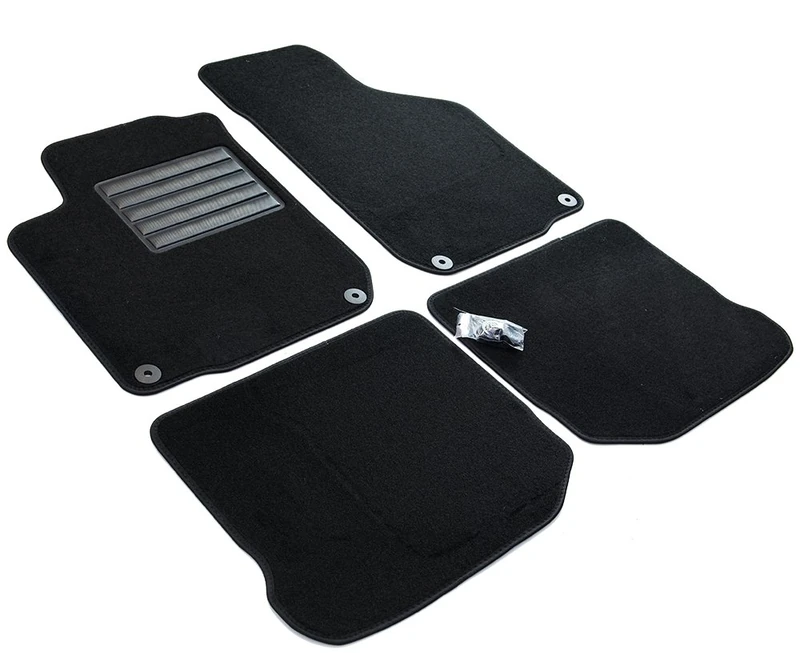 MDM SP-3669 Floor Mats Velour Car Mat Suitable for Volkswagen Golf IV (1J) 1998>2003 - New Beetle 1998>2011 - Bora 1998>2011 / Seat Leon I 99>05