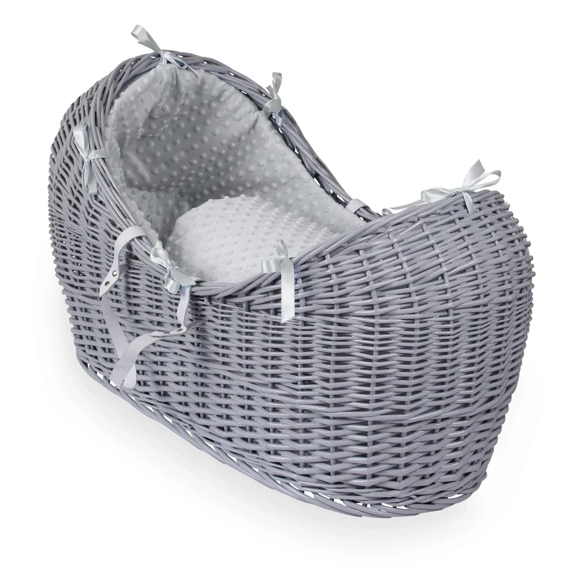 Clair de Lune Dimple Grey Wicker Noah Pod - Grey