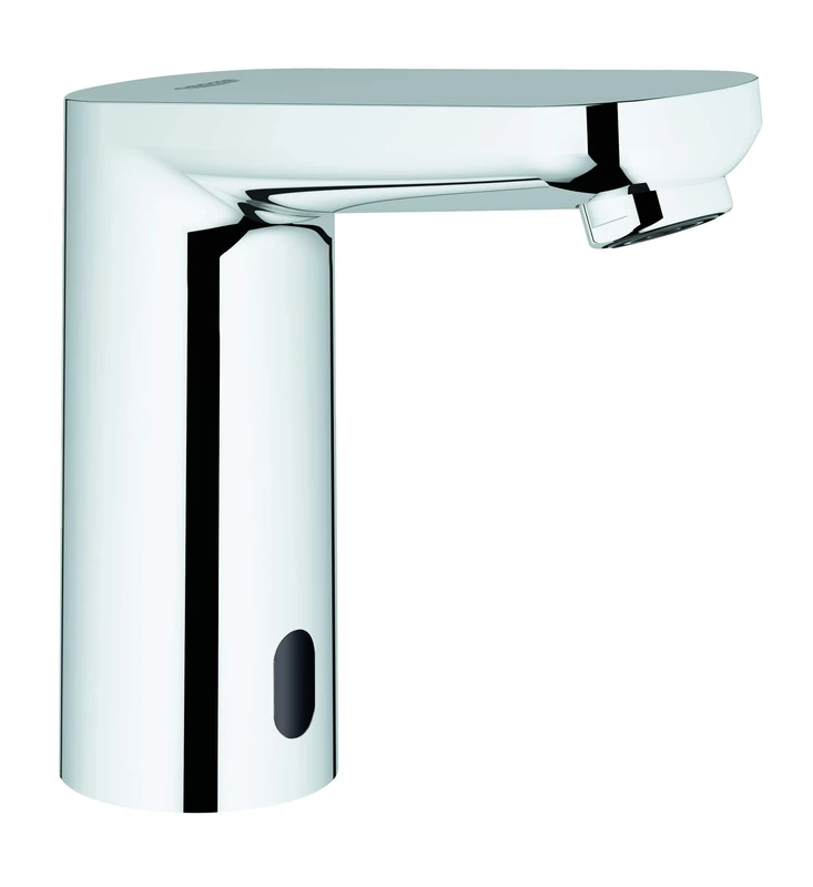 GROHE Eurosmart Ce Touchless M-Size Basin Mixer Without Mixing Device Chrome Water-Saving Tap, Infrared Sensor Technology 36439000