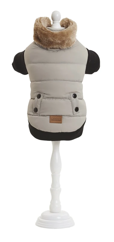 CROCI Padded Jacket for Dogs, Grey, 40 cm - Image 1