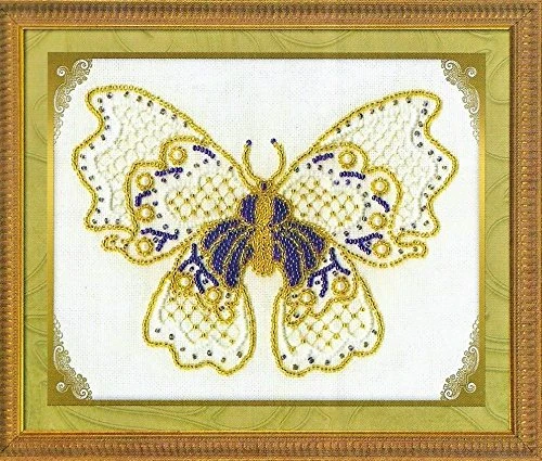 Panna Bead Embroidery Kit Moth B-1240, One
