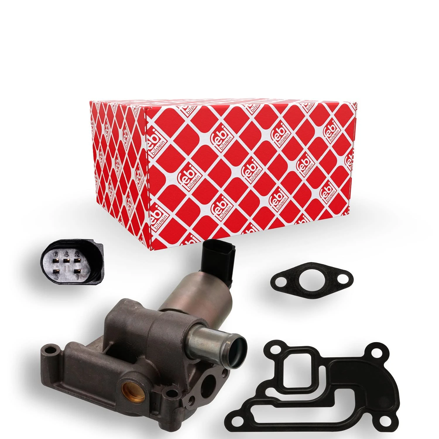 febi bilstein 47708 EGR Valve with gaskets, pack of one