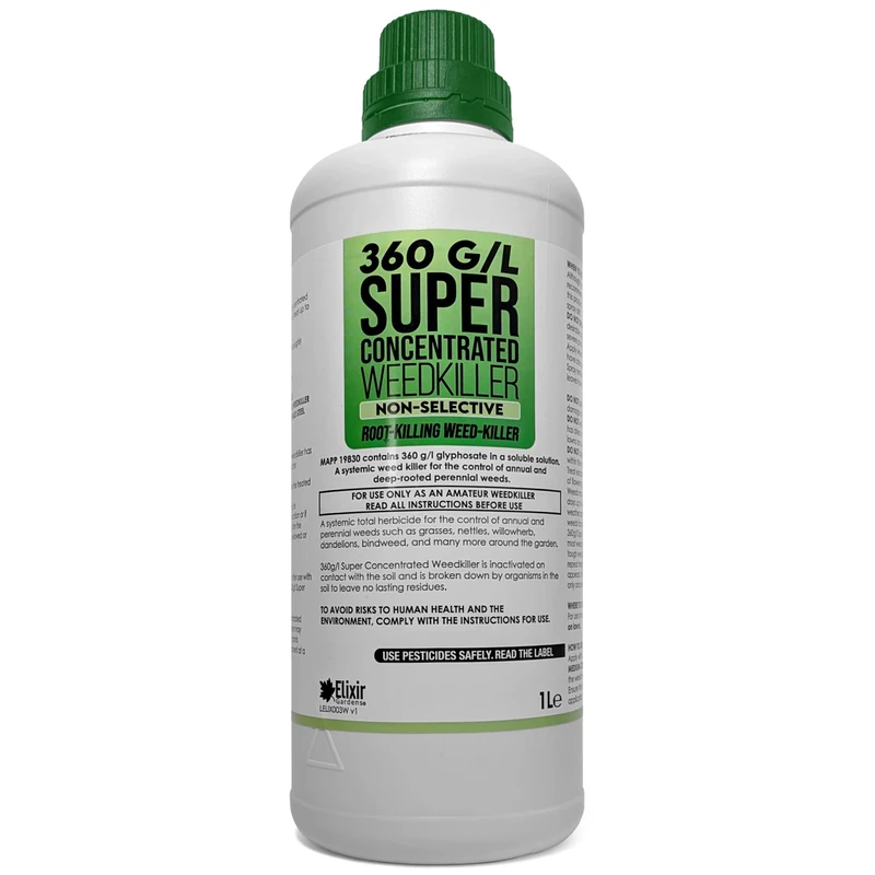 Home and Garden Strong Weed Killer Kills All Green Weeds, 1L