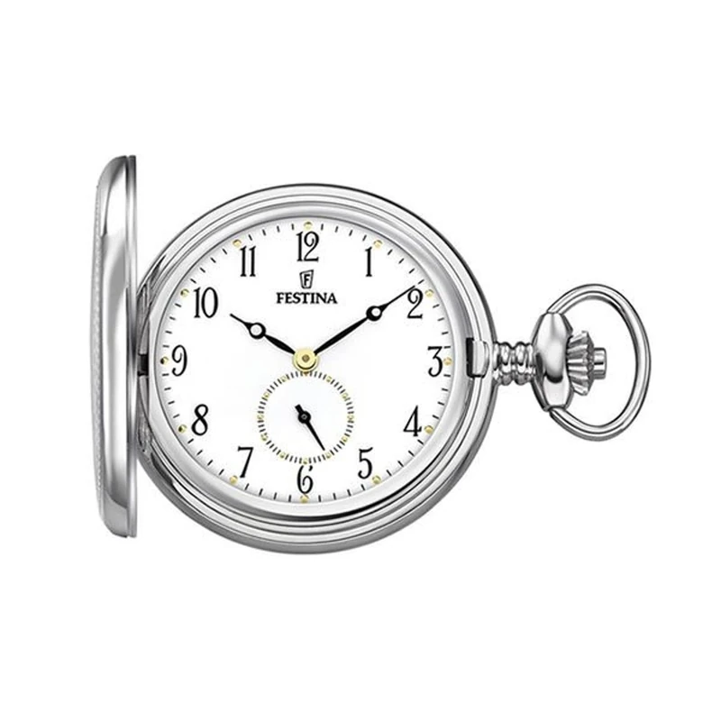 Festina Unisex-Adult QuartzPocket Watch withWhiteDialDisplay F2026/1