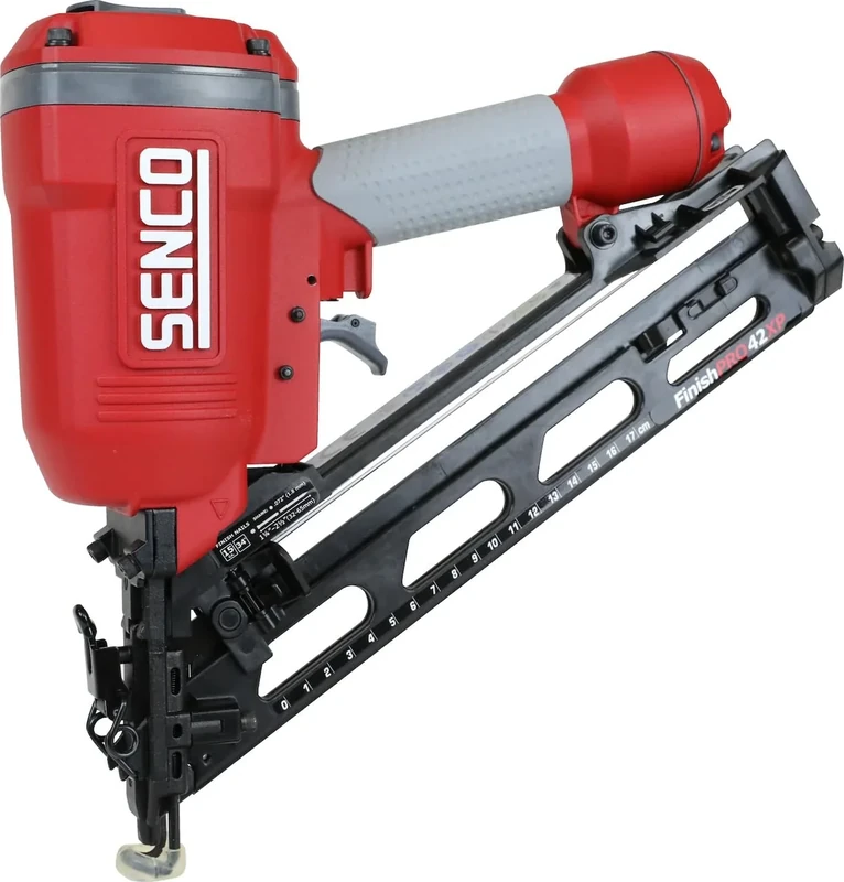 Senco FinishPro42XP, Finish Nailer 1,8mm (DA), has Great Durability and Superior Performance. It Drives 1,8mm (DA) Finish Nails. Applications Include Baseboard, Cabinets, Casing, Soffits etc