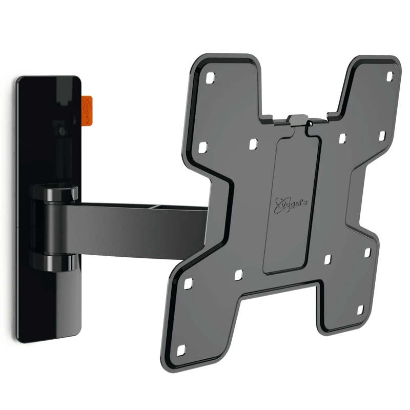 Vogel's WALL 3125 full-motion TV wall bracket for 19-43 inch TVs, max. 33 lbs (15 kg), swivels up to 120º, tiltable, TV wall mount, max. VESA 200x200, Universal compatibility , Black