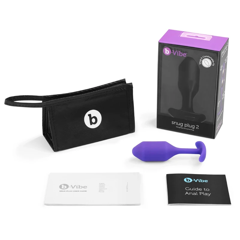 b-Vibe Snug Plug 2, Purple