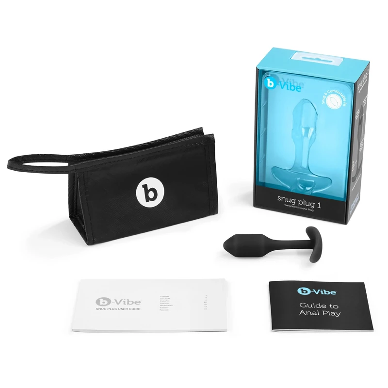 b-Vibe Snug Plug 1, Black