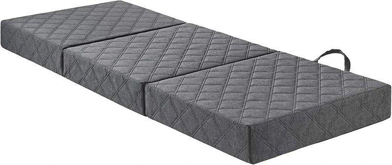 Traumnacht De Luxe Guest Mattress Viscose Topper and Mattress without Cover 75 x 195 cm Light Grey