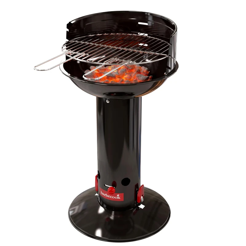 Barbecook Loewy 40 Black Charcoal BBQ, 41.1 x 41.1 x 75.5 cm