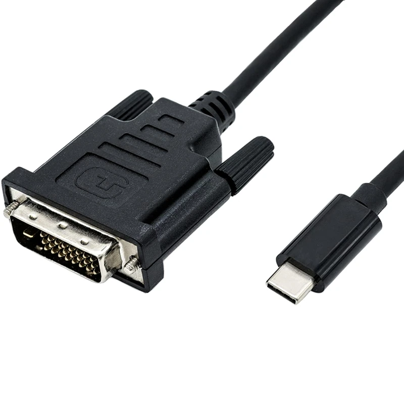 ROLINE USB Type C - DVI Monitor Cable | USB-C connector to a DVI monitor | M/M | 2.0 m
