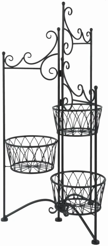 Esschert Design Folding 3 Pot Stand 48.9 x 43.5 x 97.8 cm - Image 1