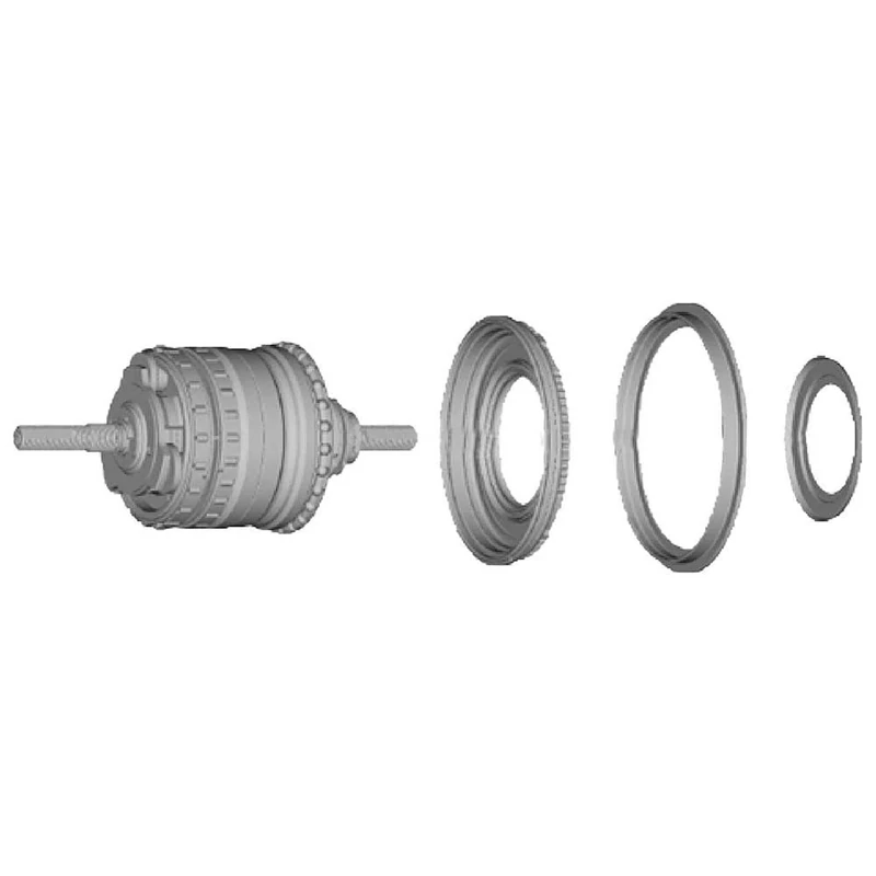 CYCLING_EQUIPMENT Unisex Adult Inner Mechanism 187 mm Sg-s7051-11 Bicycle Accessory, Black (Black), One Size