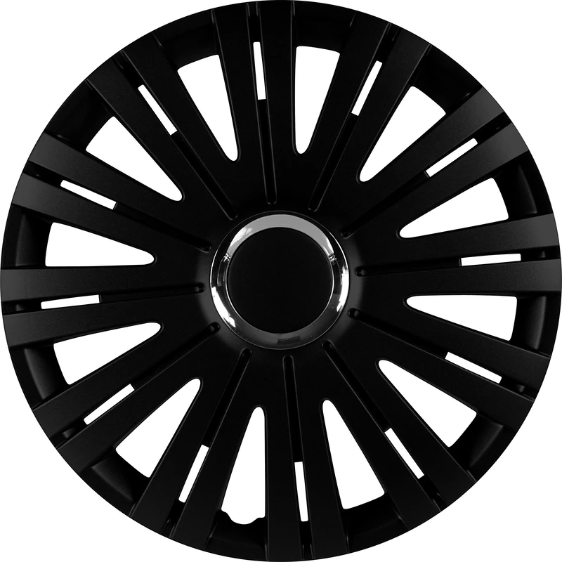 IWH 076010 Monaco Black/Chrome, 15 Wheel Trim - Image 1