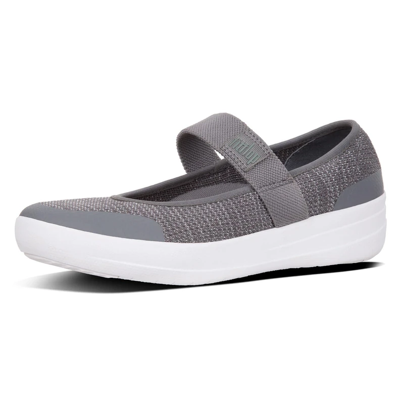 Fitflop Uberknit Mary Janes - Metallic Weave