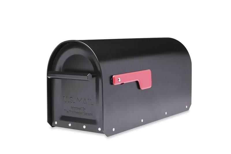ARCHITECTURAL MAILBOXES 5560B-R-10 Sequoia Post Mount, Black, L