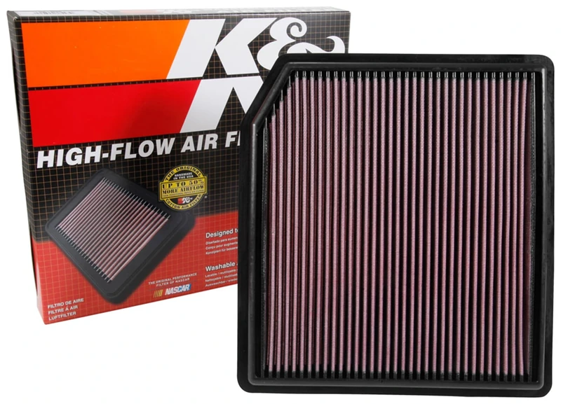 K&N Engine Air Filter: High Performance, Premium, Washable, Replacement Filter: Compatible with 2015-2019 SUZUKI (S-Cross, Vitara) , 33-3069, Red