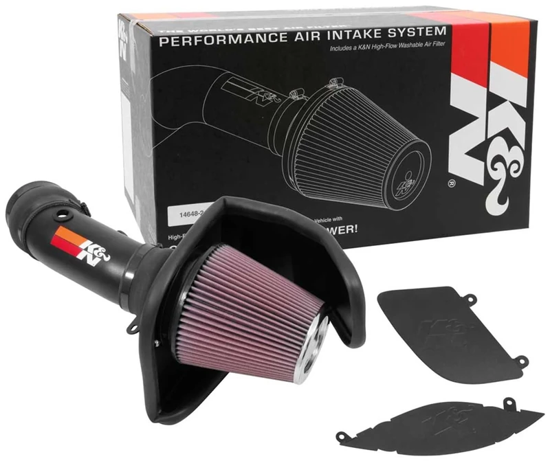 K&N Cold Air Intake Kit: High Performance, Increase Horsepower: Compatible with 2017-2019 Ford Super Duty (F250 Super Duty, F350 Super Duty) 6.2L V8, 77-2588KTK
