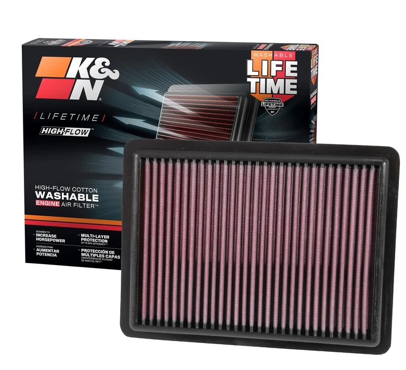 KN Car Engine Air Filter: High Performance, Premium, Washable, Replacement Filter: Compatible with 2016-2019 HondaAcura (URV, Avancier, RDX), 33-3096