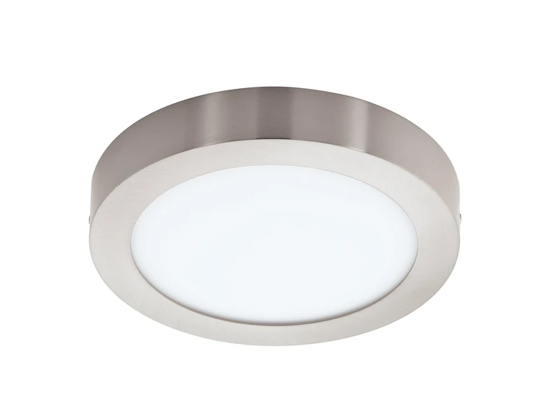 Eglo Connect LED Ceiling Light Fueva-C, Smart Home Ceiling lamp, Material: Metal Casting, Plastic, Colour: matt Nickel, Ø: 30 cm, dimmable, Adjustable White Tones and Colours