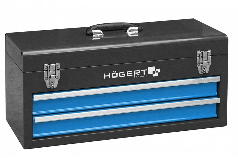 Hogert Technik HT7G074 Tool Box with Handle Black - Image 1