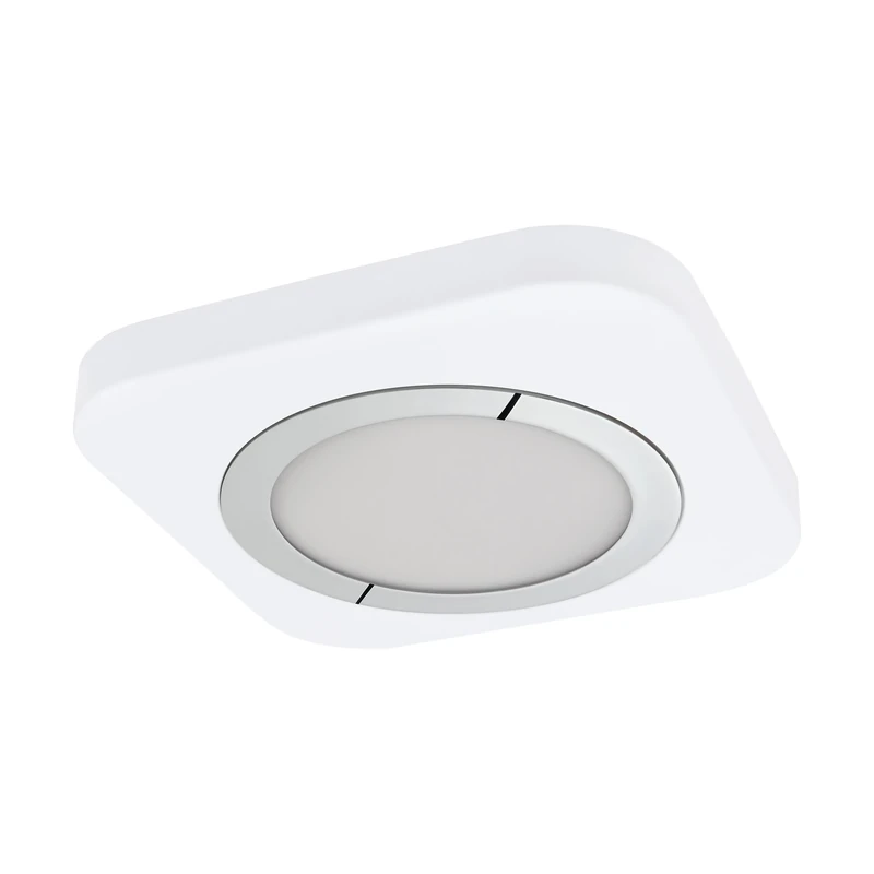 Eglo Puyo Surface Mounted Light Steel 16.5 W, White, Chrome