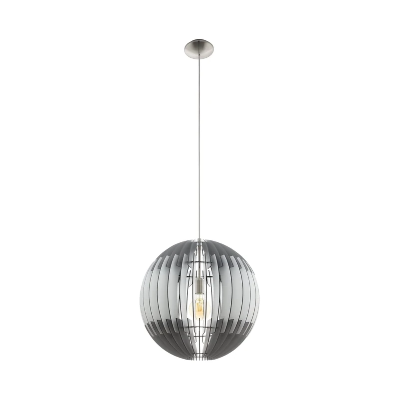 EGLO OLMERO Pendant Light Steel 60 W Matt Nickel