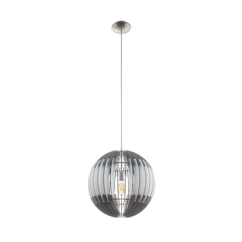 Eglo Olmero Pendant Light, Steel, 60 W, Matt Nickel